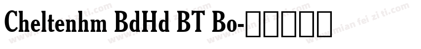 Cheltenhm BdHd BT Bo字体转换